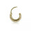 Δαχτυλίδι μύτης Septum Clicker από ασήμι 925, piercing κρίκο 18G A1515-Ασημί 5