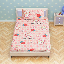 Bed Sheet Set Babies Crib Piece Children's Bed Sheet Newborn Mattress Cover Bed Cover Bedsheet Soft Sheet Set 70x130cm A