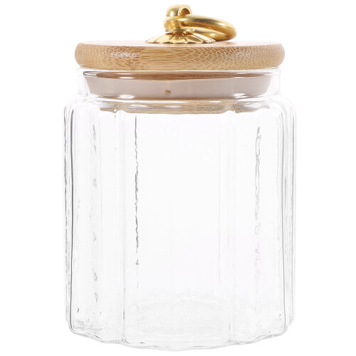 Glaskaffebehållare lufttät transparent 1-pack