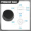 Volume Knob Cap Compact Replacement 1 Piece 8