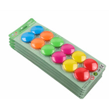 Round Fridge Magnets 6 Colors Mini Strong Magnetic