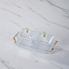 Acrylic Fruit Plate with Wind Design – Compatible with Coffee Tables, Wedding & Snack Storage