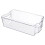 XiYing Clear Pull-Out Stackable Refrigerator Drawer Organizer with Handle, Divided Food Storage Container for Fridge, Kitchen Use, 2-Pack 1