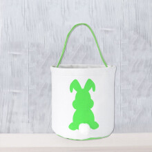 CreativeHappy Easter BunnyBasket Cute Easter BucketBags Celebration Bag for Easter Eggs,Easter Party Decorations,Portable CandyGifts Storage