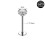 Titanium Steel Lip Ring Round CZ Labret Stud 2 pcs 1.2x10x5 1
