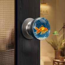 Crystal Door Handle – Elegant Glass Knob for Interior/Exterior Doors, Compatible with Standard Doors