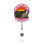 Pink Style Automatic Retractable Badge Clip - Rekey Card Holder for Work, ID & Security Access 1