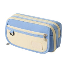 Single Layer Hanging Rope Canvas Pencil Case – Large Capacity, Durable, Multifunctional Organizer for Campus, Office & Travel
