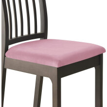 Velvet Chair Seat Covers Soft Stretch Seat Covers for Dining Room Kitchen Washable Removable Chair Seat Protector