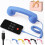 Telefone fixo retrô com fio, receptor USB/Tipo-C de 0,13 polegadas com microfone e alto-falante, compatível com iPhone e Android. 1