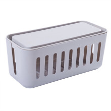 WHAMVOX Wire Storage Box Grey 2 Pack 13.5 cm
