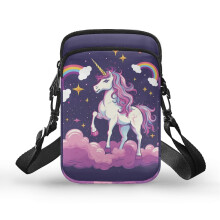 Ľahká cestovná crossbody kabelka Rainbow Horse