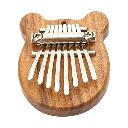 Πιάνο Kalimba με 8 πλήκτρα, κλειδιά από ξύλο Sapele και ανοξείδωτο ατσάλι, φορητό δώρο
