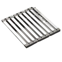 17.7" x 12.8" Roll Up Dish Drying Rack – 304 Stainless Steel Over Sink Dish Drainer, Heat-Resistant Foldable Kitchen & RV Counter Rack