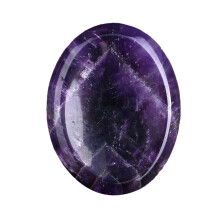 7 Chakra Worry Thumb Stone Gemstone Reiki Antianxiety Crystal 1 x Palm L3O2