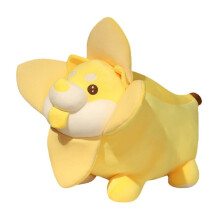 Banana Dog Toy Soft Stuffed Animal Doll Cute For Kids Boys Girls Indoor Playroom Companion