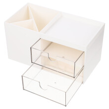 Boîte de rangement de salle de bain en plastique, 1 pièce