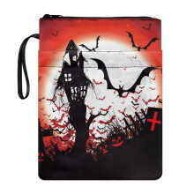 Gift Book Sleeve Protector Pouch with Decorative Design Book Protection Polyester Fabric Book Carrying Case Washable 11.4 Inch X 8.66 Inch 1 pc