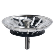 Stainless Steel Kitchen Sink Strainer Waste Drain Plug 80mm Basin Drain Stopper Bathroom Drain Sealing Sink Floor Drain Replace