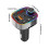 Bis zu 50 % Rabatt, Bluetooth-Autoadapter, Auto-MP3-Bluetooth-Player aus Aluminium, Multifunktions-LED-Licht, Schnellladefunktion 3