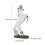 Statue de cheval debout blanche, sculpture décorative de 33,5 cm (13,2 pouces). 2
