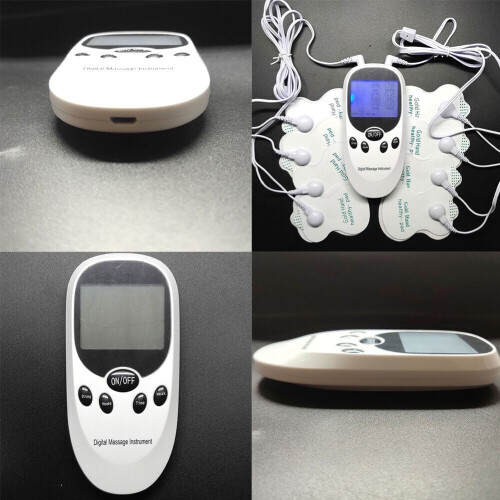 US1-2Pc elektrisk stimulator muskelavslappende massasjeterapimaskin smertelindring