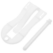 Bird Cage Feeder Bird Cuttlebone Holder White Abs 1 Set