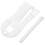 Bird Cage Feeder Bird Cuttlebone Holder White Abs 1 Set 1