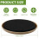 Furniture Sliders Plastic Rubber 16-Pack 3.5 Inch 4