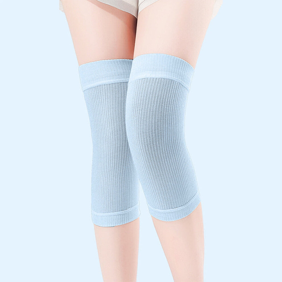 Breathable Knee Protectors, Non-Slip Synthetic Silk Warmth Pads, Yoga Knee Support for Home and Cold Legs