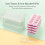 4-Pack Silicone Ice Cube Trays with Lid, Bin & Scoop – Stackable, Freezer-Safe, Compatible with RV/Kitchen/Cocktail 8