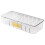 Boîte de rangement de câbles à couvercle transparent, 7 compartiments, 1 pièce 1