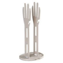 Hand-Shaped Glove Drying Rack with Suction Cups, Ventilated Organizer for Bathroom/Kitchen – Compatible with Standard Gloves