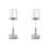 2 Pcs Transparent Large Capacity Couples Toothbrush Cups Set For Home Use 1