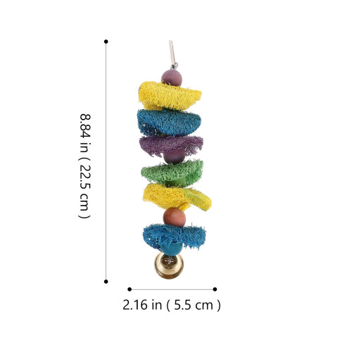 FRCOLOR Bird Cage Swing Toy Multi-Colored for Climbing 1