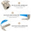Tire Valve Stem Removal Tool Set 2 pcs 5