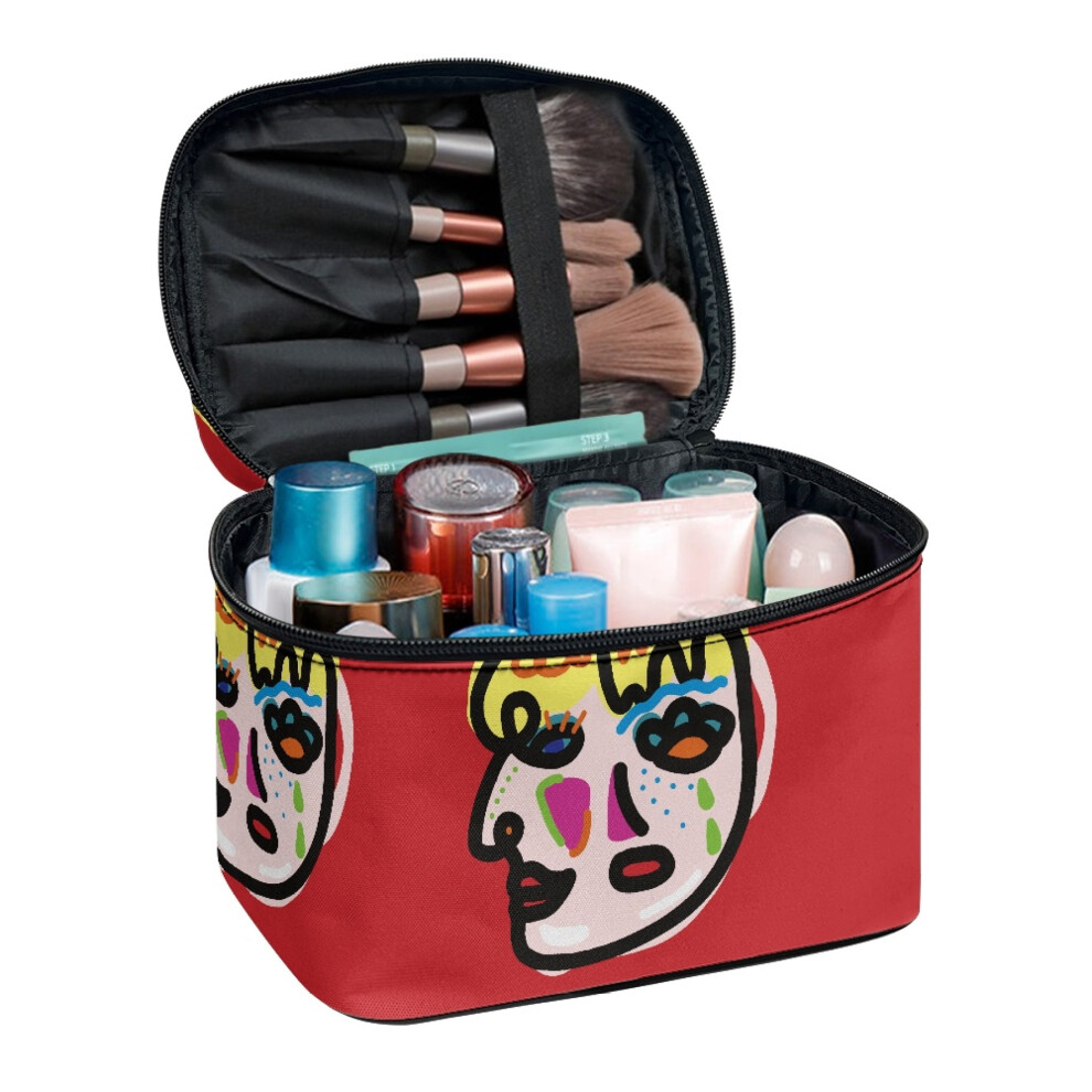 Makeup Brush Holder Bag Portable Polyester Colorful