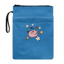 1pc Cute Pig Book Cover Sleeve with Bow, Gift Bag & Pocket – Compatible with Standard Books