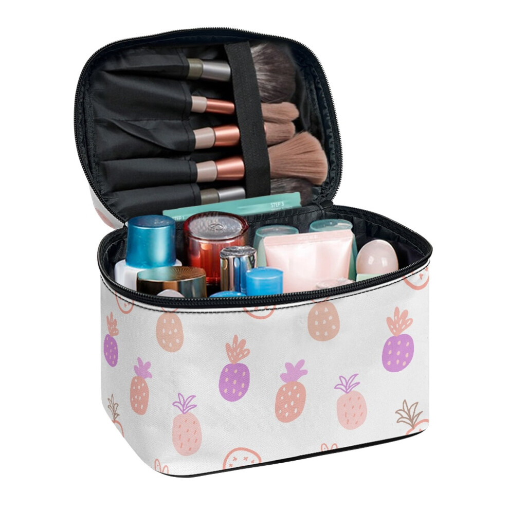 Travel Cosmetic Case Organizer with Brush Slots Polyester 1