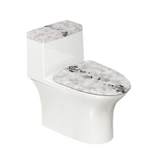 Spider Web Pattern Toilet Cover Set, Elastic Fit, 2-Piece