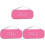 3Pièces Sac Transport Rose Pour Stéthoscope Coque Dure Résistante 1