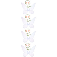 4Ensembles Ailes Costume Fleurs Accessoires Enfants