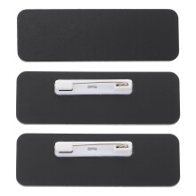3Pcs Durable Name Badges for Students and Office Workers (Assorted Color)