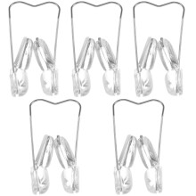 5Pièces Correcteur De Nez Argenté Ergonomique Pour Facial