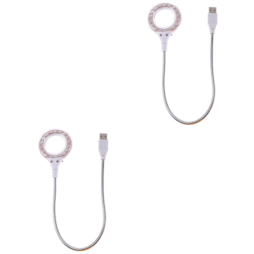 2Pièces Lampe De USB Portable Adjustable Pour Lecture