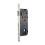 2/1PCS Frame Lock Stainless Steel Ferrule Doors Lock Backset Frame Lock Reversible Broken Bridge Single Point Door Lock Accessories 1