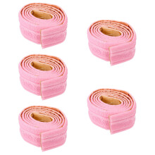 5Pièces Moulure Murale Autoadhésive Rose, Coins Souples Pour Plafond