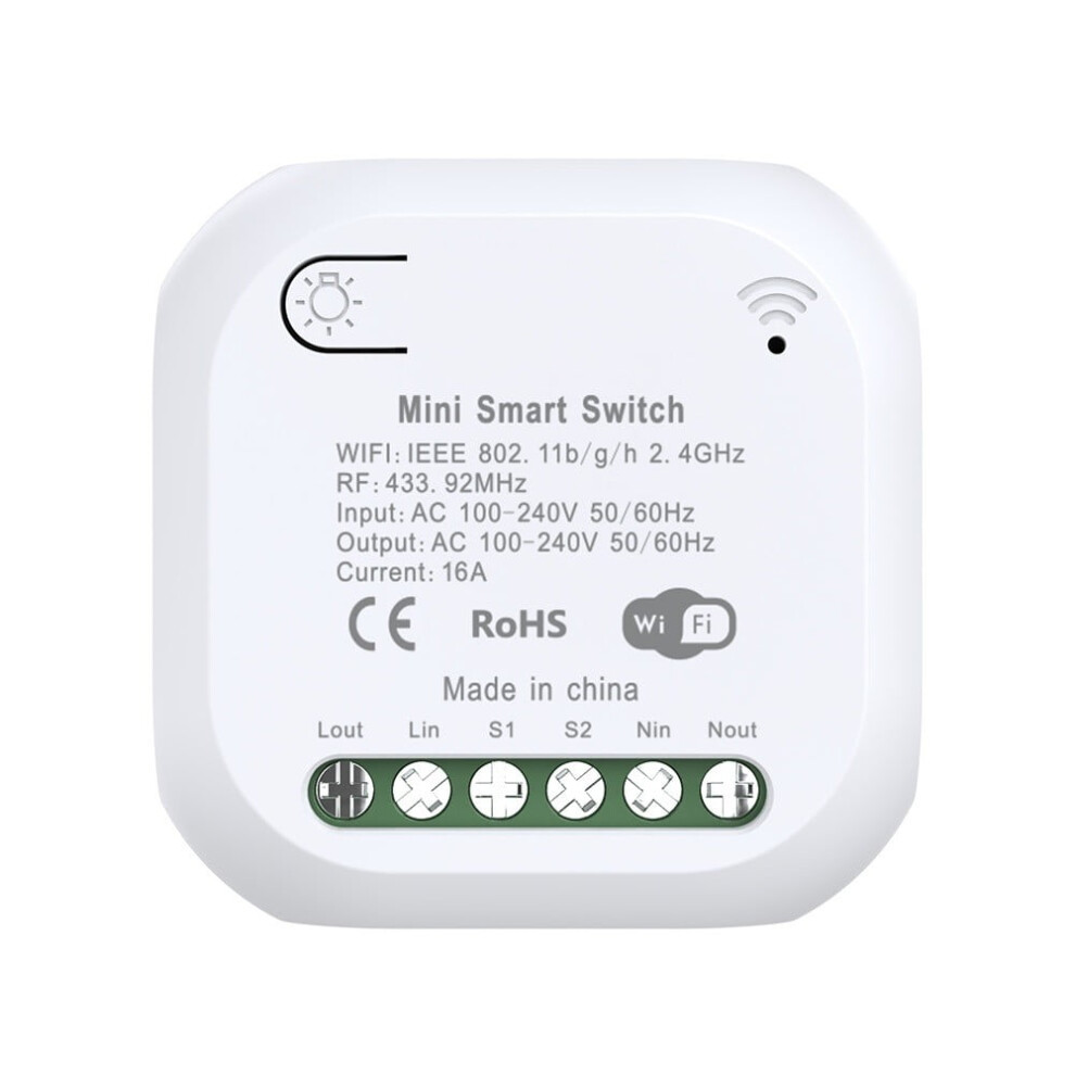 Wifi Rf433 Smart Switch Diy Light Mini Switches Control Wireless Smart Relay 9362892446931