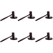 6Sets Handgemaakte Mini Hamers Veiling En Rollenspel