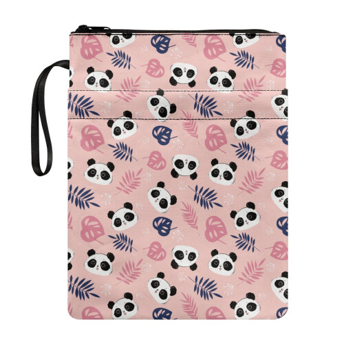 Pochette de protection pour livre en polyester lavable et léger, 8,66x